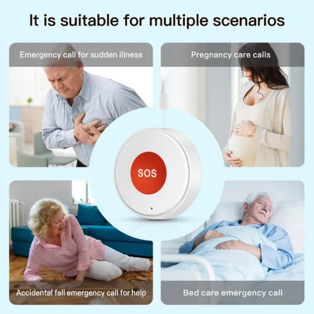 Bouton d'urgence SOS Wi-Fi intelligent