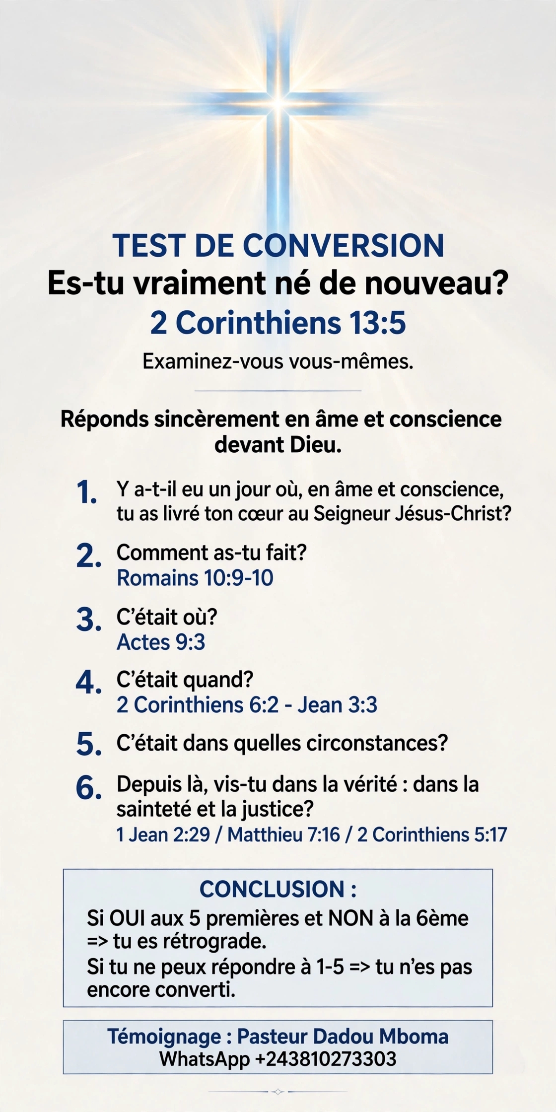Test de conversion